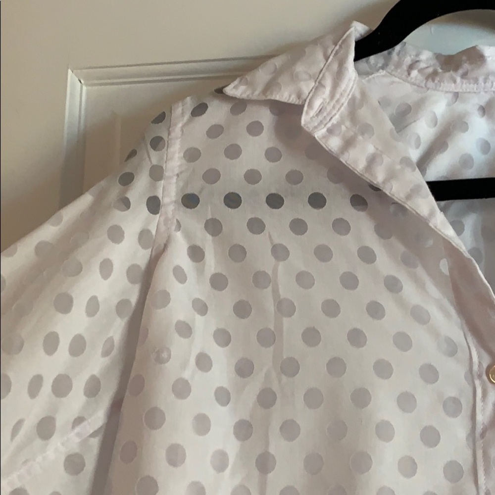 Gap Button Down With Circle Detail - image 3